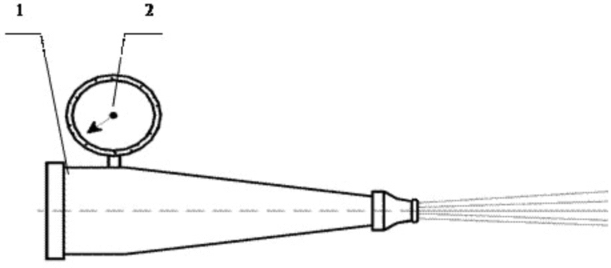 Схема ствола-водомера